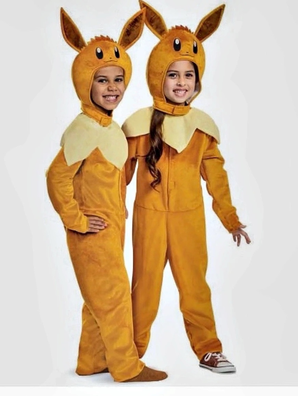 Disguise Pokémon Eevee Child Hooded Jumpsuit Costume (3T-4T)